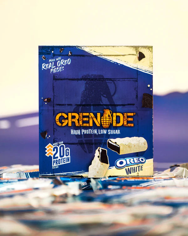 Grenade Oreo White Chocolate Flavour Protein bar 60g - Case of 12