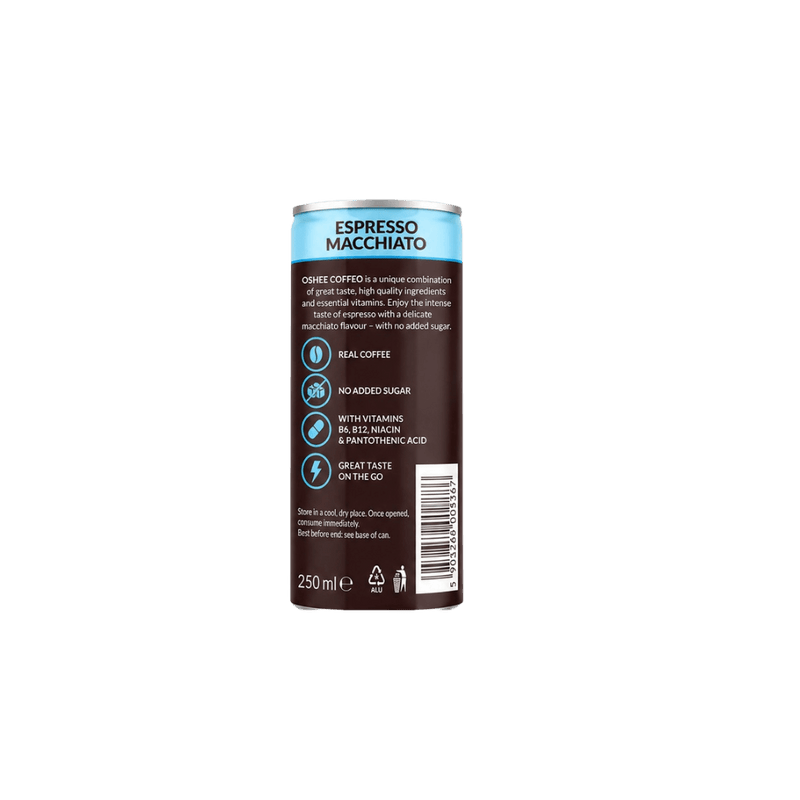 Oshee Vitamin Coffee Espresso Macchiato 24 x 250ml