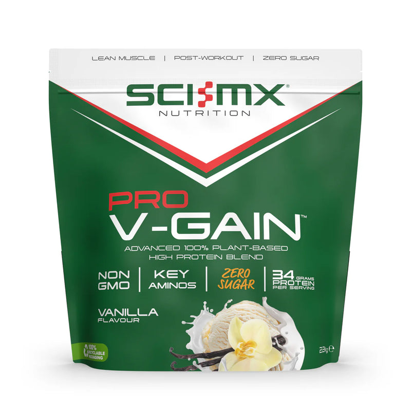 Sci-MX V-Gain Vanilla Vegan Protein Powder 2.2kg