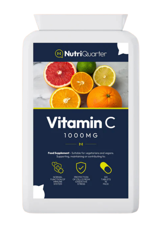 NutriQuarter Vitamin C 1000mg (120 Capsules)