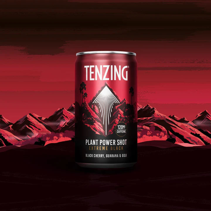 Tenzing Black Cherry, Guarana & Goji Plant Power Shot 150ml