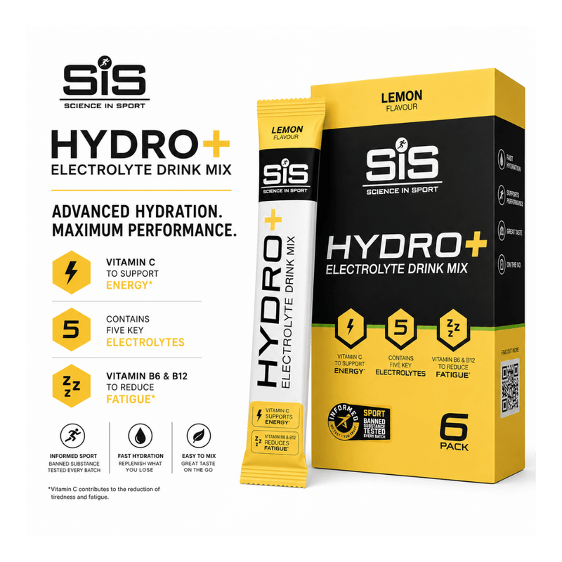SIS Hydro+ Electrolyte Powder Lemon 6 Sachets
