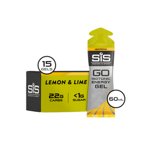 SIS Science In Sport Go Isotonic Energy Gel Lemon & Lime 60ml - Case of 15 [Best Before: 31/03/2026]