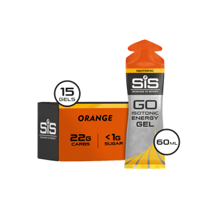 SIS Science In Sport Go Isotonic Energy Gel Orange 60ml - Case of 15 [Best Before: 30/04/2026]