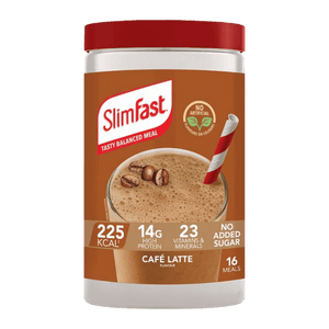 SlimFast Cafe Latte Flavour Meal Replacement Shake Powder 584g