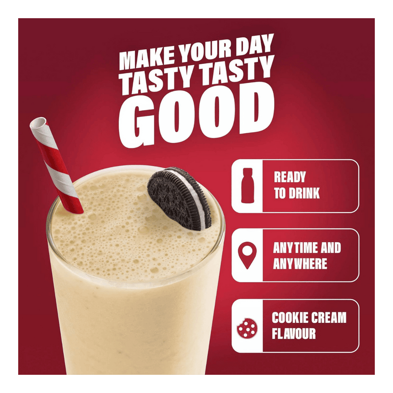 SlimFast Cookies & Cream  Ready to Drink Meal Replacement Shake 325ml - Case of 6