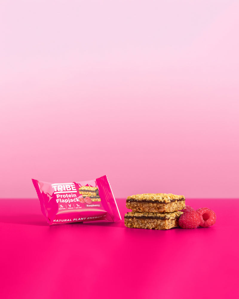 Tribe Raspberry Protein Flapjack 50g - Case of 12