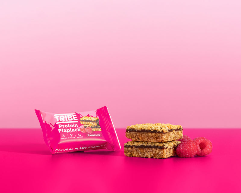 Tribe Raspberry Protein Flapjack 50g - Case of 12