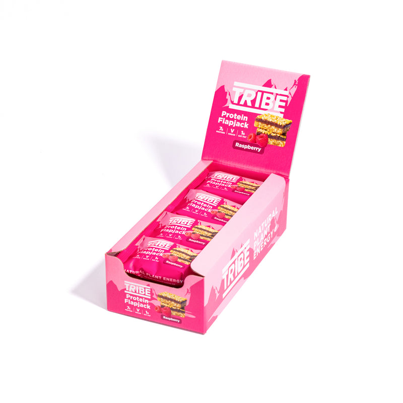 Tribe Raspberry Protein Flapjack 50g - Case of 12