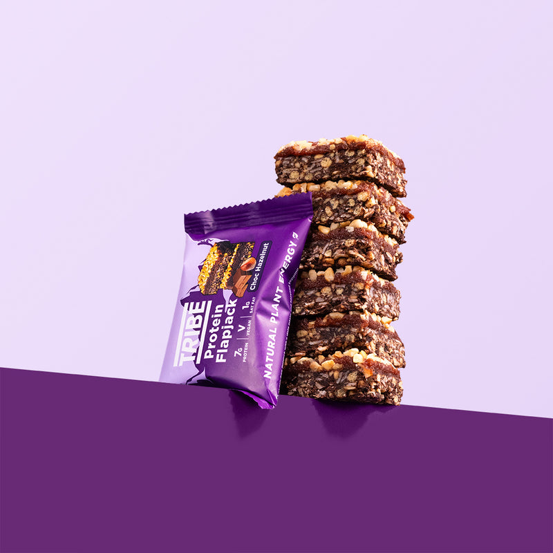 Tribe Choc Hazelnut Protein Flapjacks (3 x 38g Multipack)