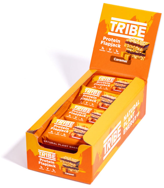 Tribe Caramel Protein Flapjack Case 12