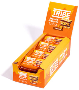 Tribe Caramel Protein Flapjack 50g - Case of 12 [Best Before: 06/07/2025]