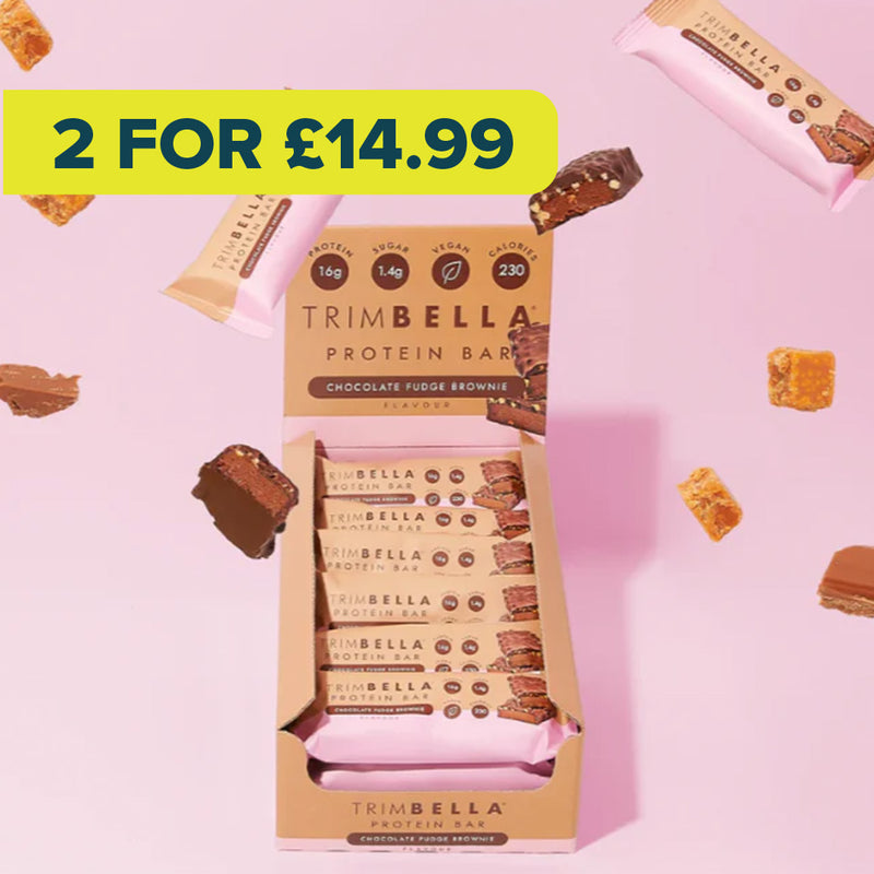 Trimbella Chocolate Fudge Brownie Protein bar 60g - Case of 15 [Best Before: 09/10/2025]