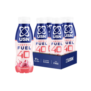 USN Protein Fuel 40 Ready-to-Drink Strawberry Flavour -500ml - Case of 6