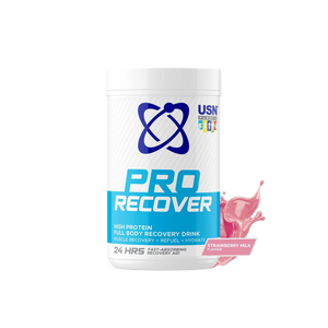 USN Purefit Pro Recover High Protein Recovery Drink Powder Strawberry Flavour 400g [Best Before: 27/04/2026]