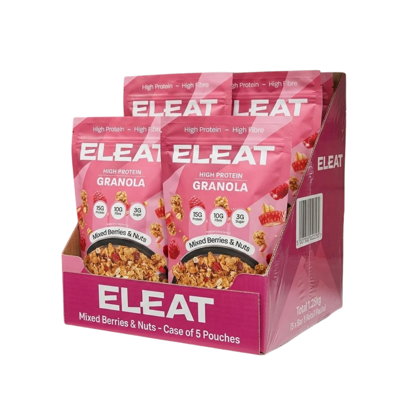 ELEAT Mixed Berries Protein Granola 300g - Case of 5 [Best Before: 18/02/2026]