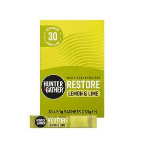 Hunter & Gather Electroytes Lemon & Lime 5.21g Sachets (Old Recipe) - Bundle of 30