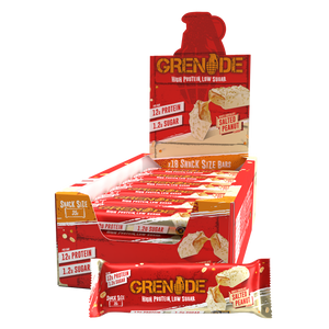 Grenade White Chocolate Salted Peanut Snack-Size Protein bar 35g - Case of 18