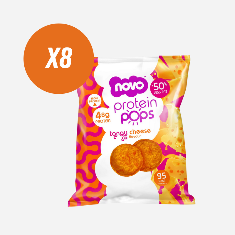 Novo Tangy Cheese Protein Pops 23g - Case of 8 [Best Before: 16/01/2026]
