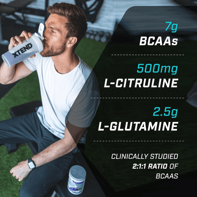 XTEND Original BCAA Powder Strawberry Kiwi Splash 30 Servings
