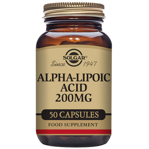 Solgar 200mg Alpha Lipoic Acid - 50 tablets [Best Before: 31/12/2024]