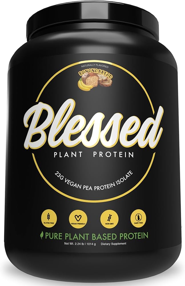 EHP Labs Blessed Banana Bread Plant-Based Protein Powder 1.014kg [Best Before: 30/11/2025]
