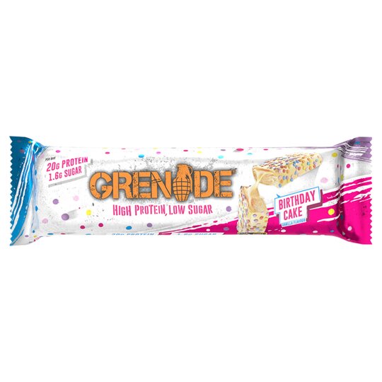 Grenade Birthday Cake Flavour Protein Bar 60g