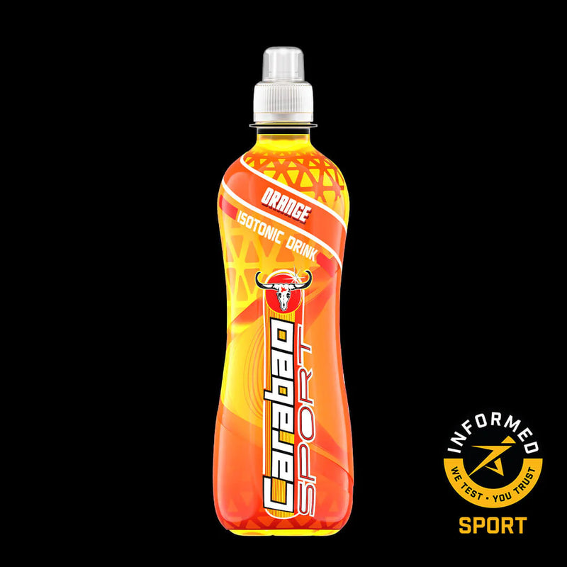 Carabao Orange Isotonic Sports Drink 500ml - Case of 12 [Best Before: 31/08/2025]