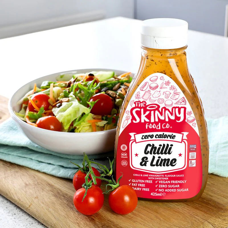 The Skinny Food Co. Chilli & Lime Flavour Vinaigrette 425ml [Best Before: 31/05/2025]
