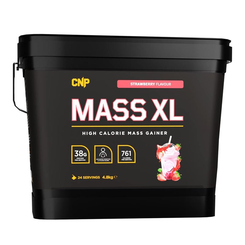 CNP Mass XL Strawberry Mass Gainer 4.8kg Tub [Best Before: 30/06/2025]