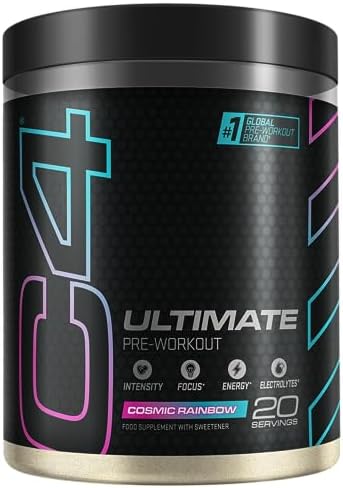 Cellucor C4 Cosmic Rainbow Flavour Ultimate Pre-Workout 520g [Best Before: 09/07/2025]