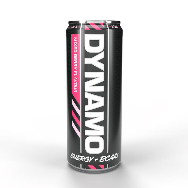 Protein Dynamix Dynamo Mixed Berry Energy Drink 330ml - Case of 12