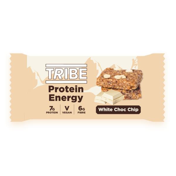 Tribe White Choc Protein Energy bar 50g - Case of 12