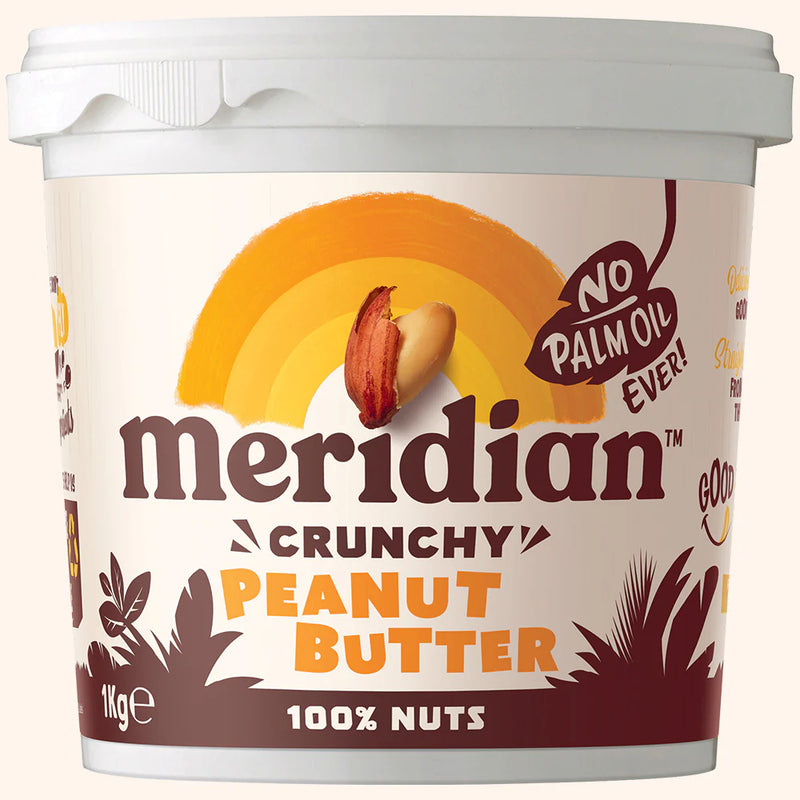 Meridian Peanut Butter Crunchy 1kg [Best Before: 31/05/2025]