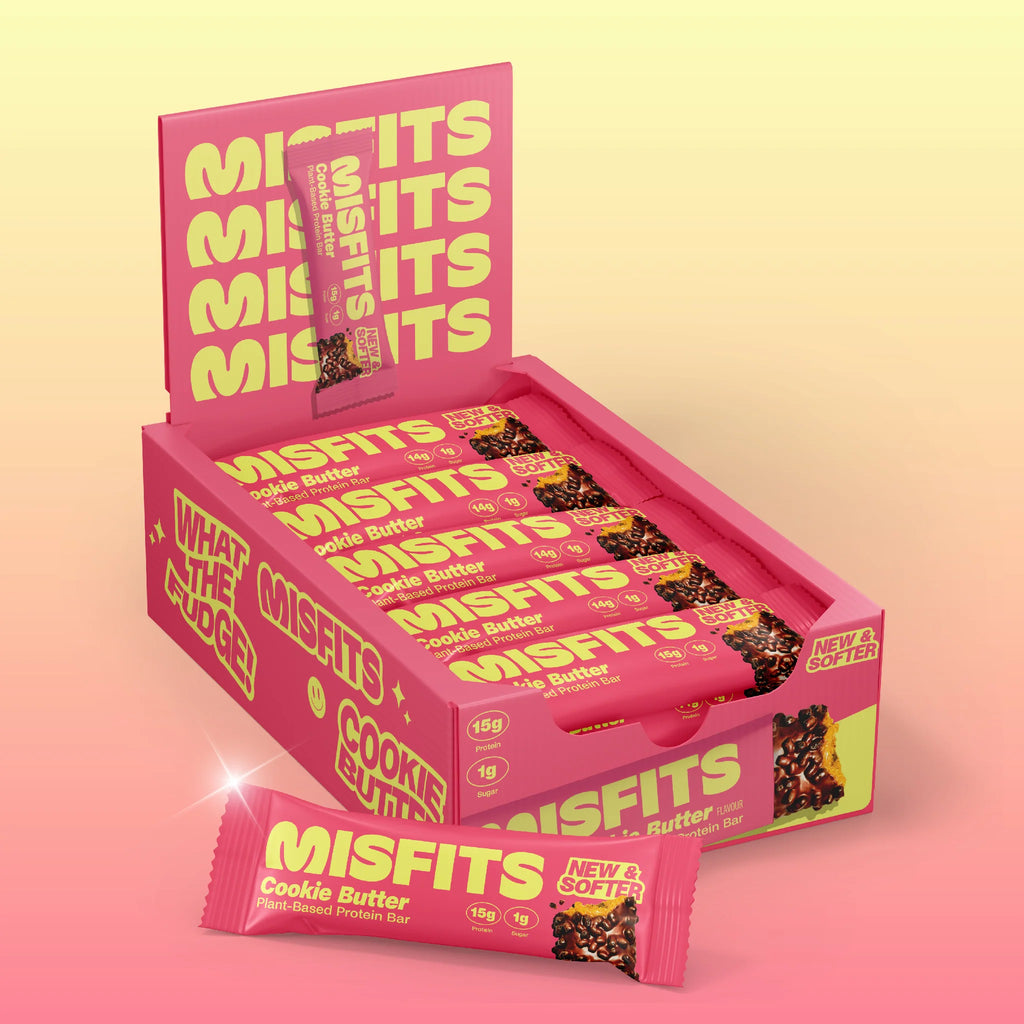Misfits Cookie Butter Protein bars Case 15