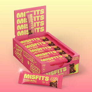 Misfits Cookie Butter (Speculoos) Protein bars 50g - Case of 15 [Best Before: 25/07/2025]