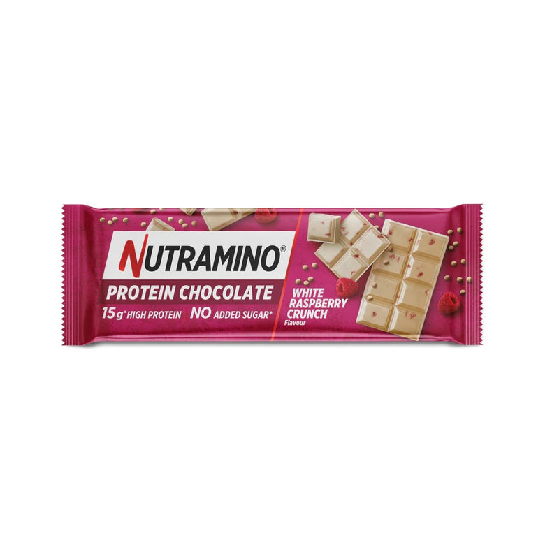 Nutramino Protein Chocolate White Raspberry Crunch 50g - Case of 12