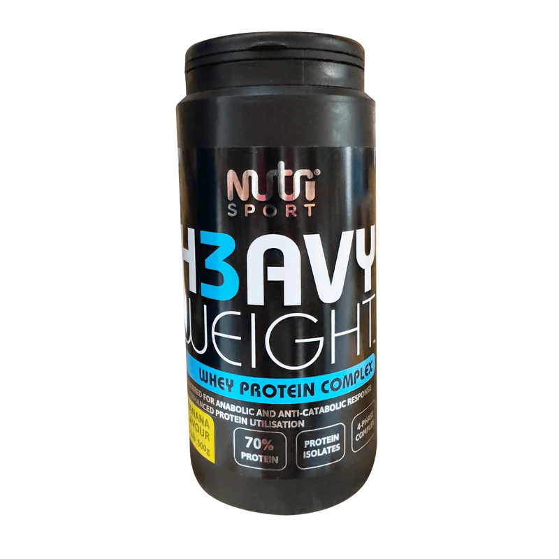 NutriSport H3avyweight Chocolate Flavour Whey Protein Complex 500g [Best Before: 31/07/2025]
