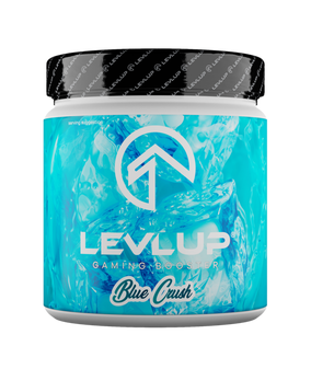 LevlUp Blue Crush (Blue Raspberry Flavour) Gaming Booster 320g [Best B