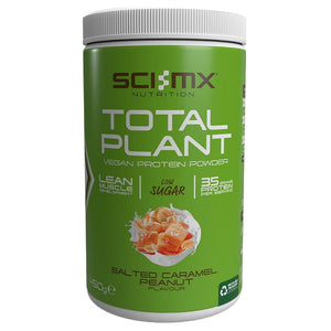 Sci-MX Total Plant Salted Caramel Peanut Vegan Protein Powder 450g