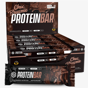 Soccer Supplement Chocolate Brownie Protein Bar 50g - Case of 12 [Best Before: 25/07/2025]