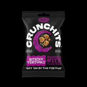 The Savourists Teriyaki Crunchits Rice Clusters 25g - Case of 12 [Best Before: 30/06/2025]