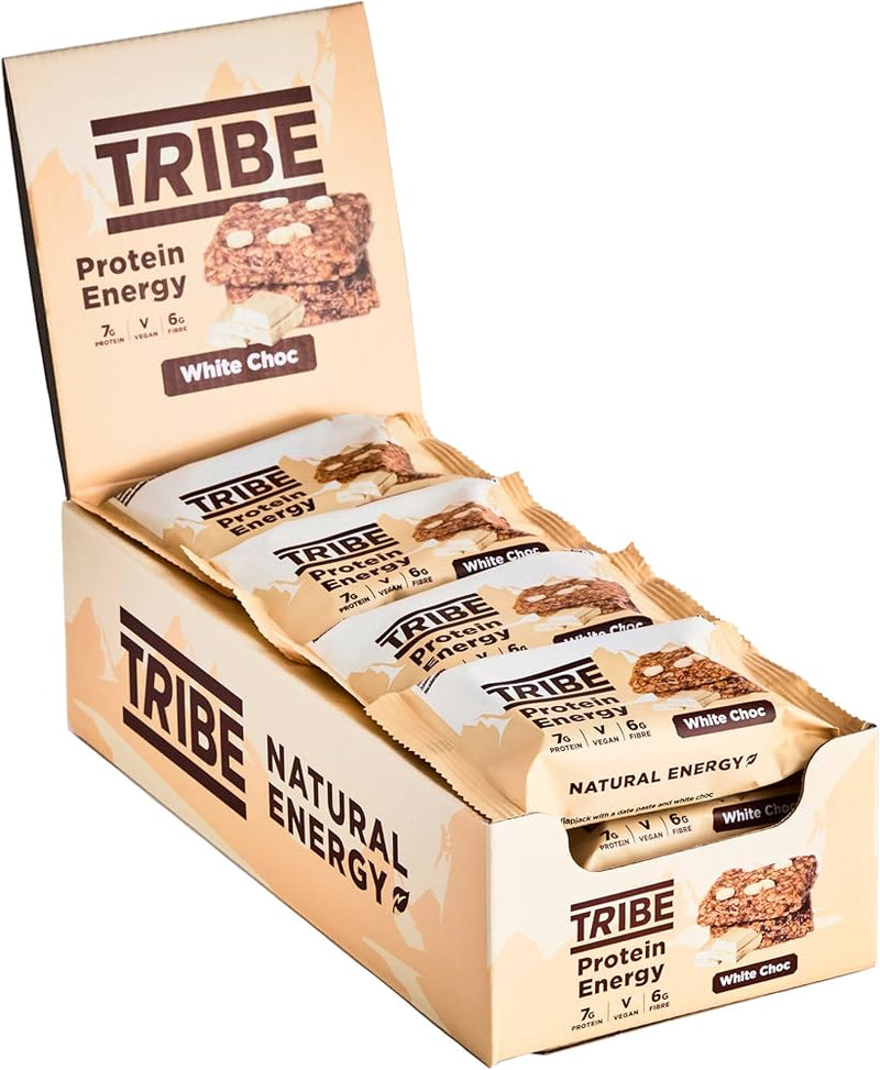 Tribe White Choc Protein Energy bar 50g - Case of 12