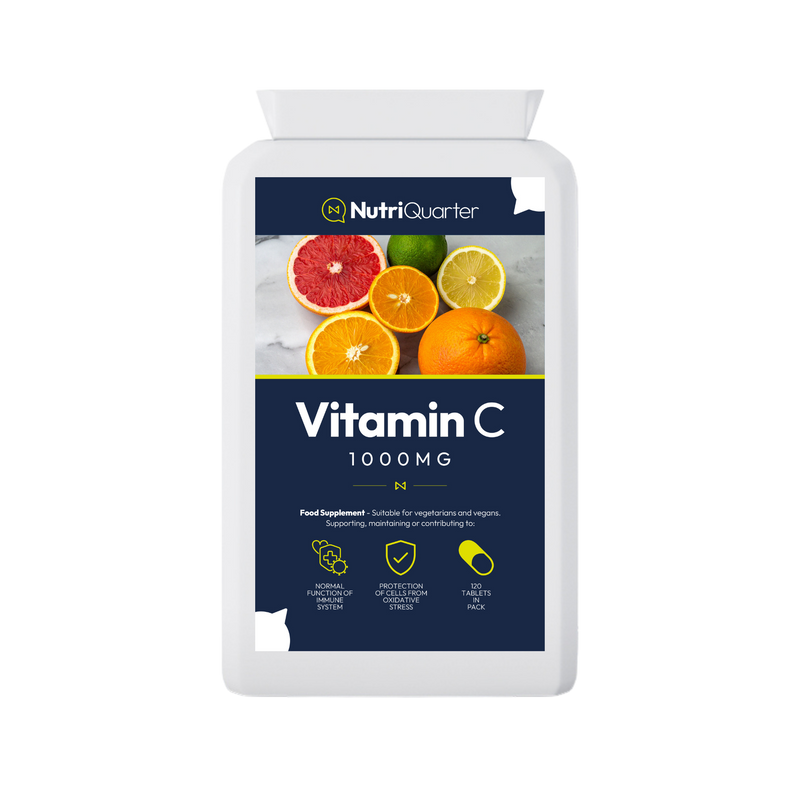 NutriQuarter Vitamin C 1000mg (120 Capsules)