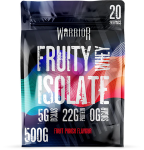 Warrior Clear Whey Isolate Protein Powder Fruit Punch 500g [Best Before: 30/04/2025]