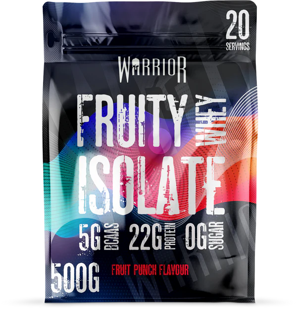 Warrior Clear Whey Isolate Protein Powder Fruit Punch 500g [Best Before: 30/04/2025]