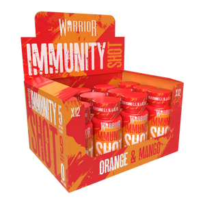 Warrior Orange & Mango Immunity Shots 60ml - Case of 12 [Best Before: 31/05/2025]
