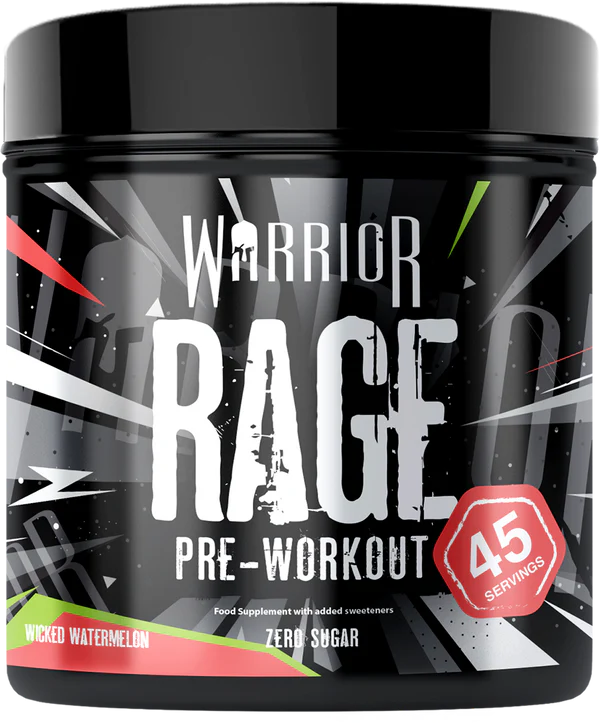 Warrior Rage Pre-Workout Wicked Watermelon 395g [Best Before: 31/05/2025]