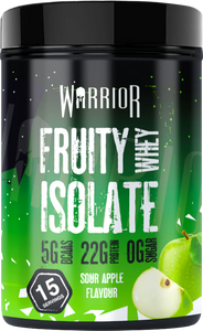 Warrior Fruity Whey Isolate Sour Apple 375g [Best Before: 30/06/2025]