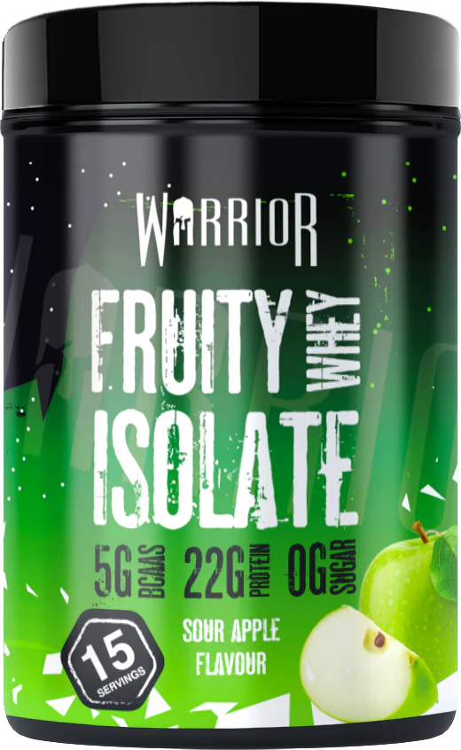 Warrior Fruity Whey Isolate Sour Apple 375g [Best Before: 30/06/2025]